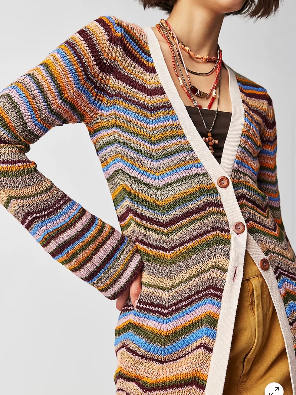 Free people ocean waves cardi small daisy jones and six edition